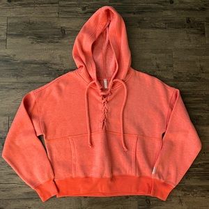 FREE PEOPLE FP MOVEMENT BELIEVE IT HOODED SWEATSHIRT SIZE SMALL
